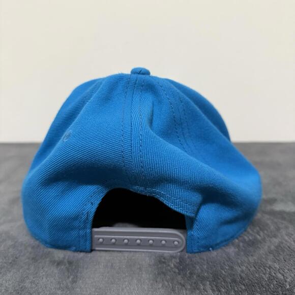 Oakley California High Snapback Hat Blue Gray Palm Brim Flatbill Cap O Logo Rare - Picture 4 of 7